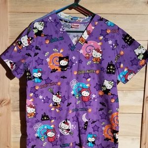 Women's scrub top, size medium